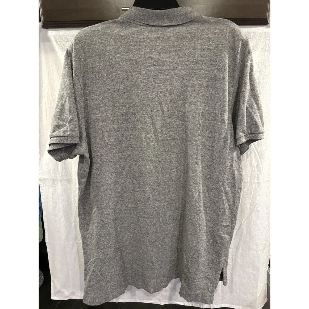 Polo Ralph Lauren Custom Fit Polo Shirt Men's XXL Gray Short Sleeve Pony Logo